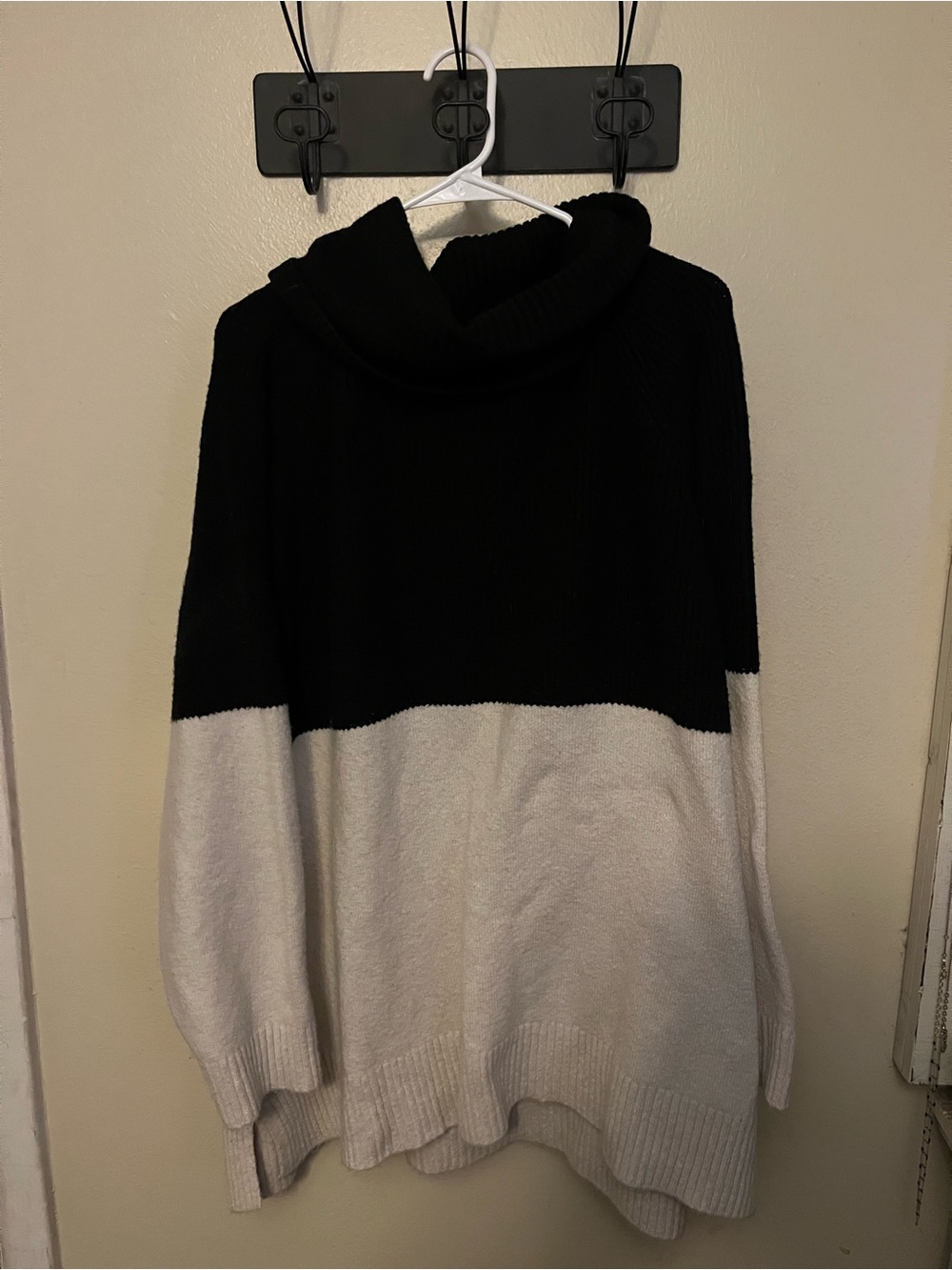 Terra & Sky Black Turtleneck Pullover